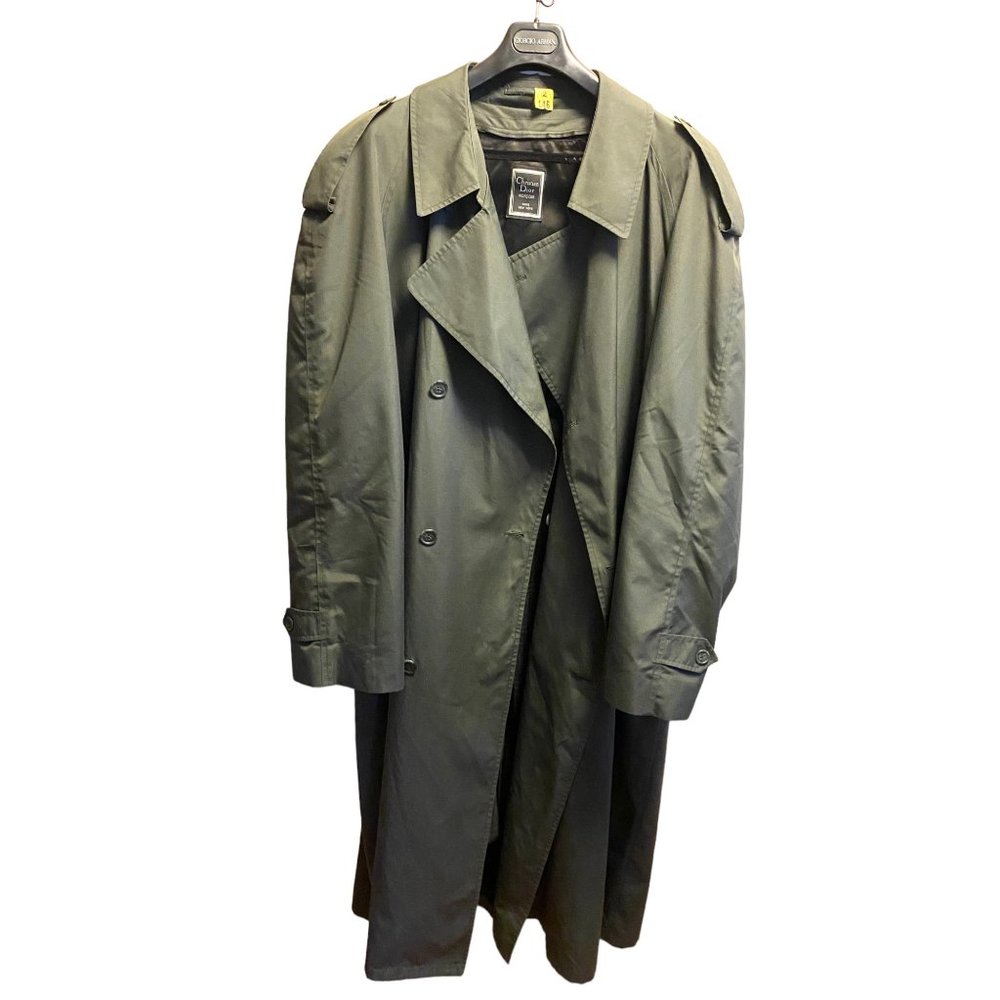 Christian Dior khaki Trench Coat Sz